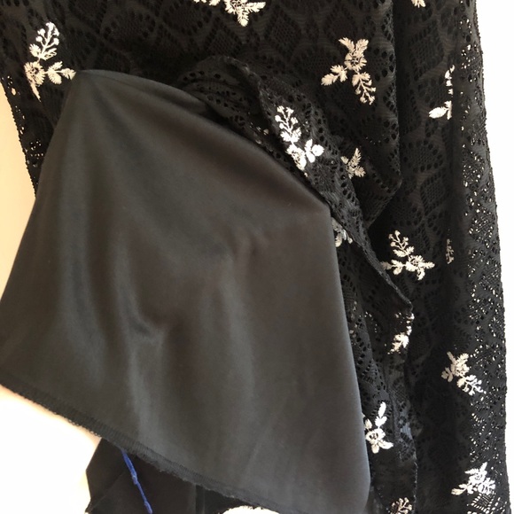 Altar’d State Black Embroidered High Neck Dress - Picture 7 of 10